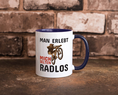 Selten Radlos | Spruchtasse Fahrrad Männer Humor lustiger Spruch Geschenk