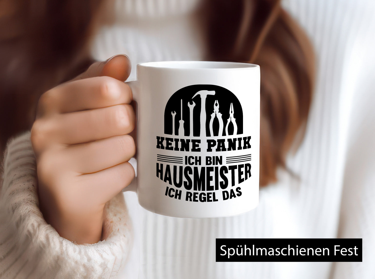 Keine Panik ich bin Hausmeister regel das | lustiger Spruch Geschenk Humor