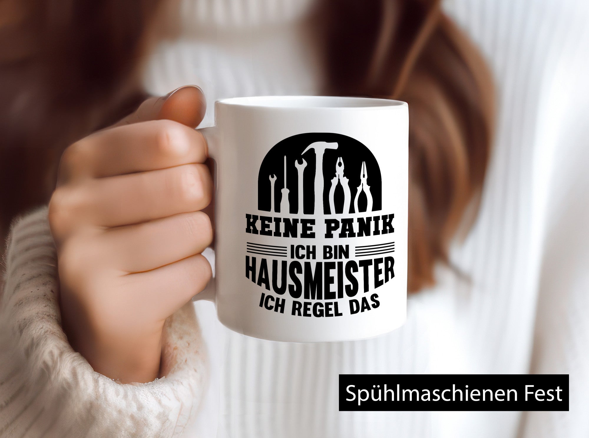 Keine Panik ich bin Hausmeister regel das | lustiger Spruch Geschenk Humor