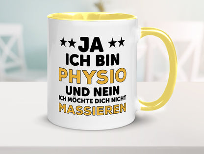 Ich bin Physio | lustige Spruch Tasse Physiotherapeut Geschenkidee Humor