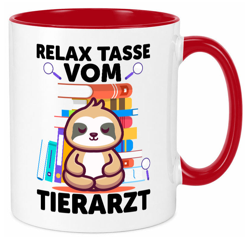 Relax Tasse: Tierarzt | Tiermedizin Mediziner Geschenkidee Tierliebhaber Humor