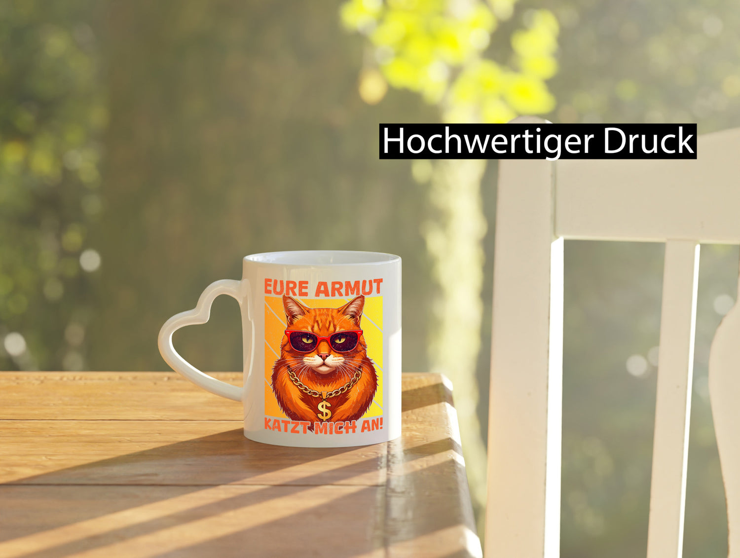 Eure Armut Katzt mich nicht | Böse Katze Humor Tierliebhaber Geschenkidee Tasse