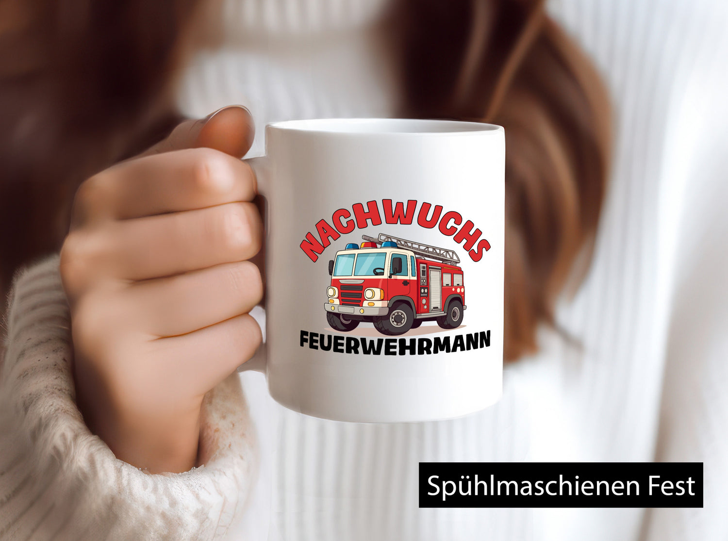 Nachwuchs Feuerwehrmann | Kinder Feuerwehr Feuerwehrauto lustiger Spruch