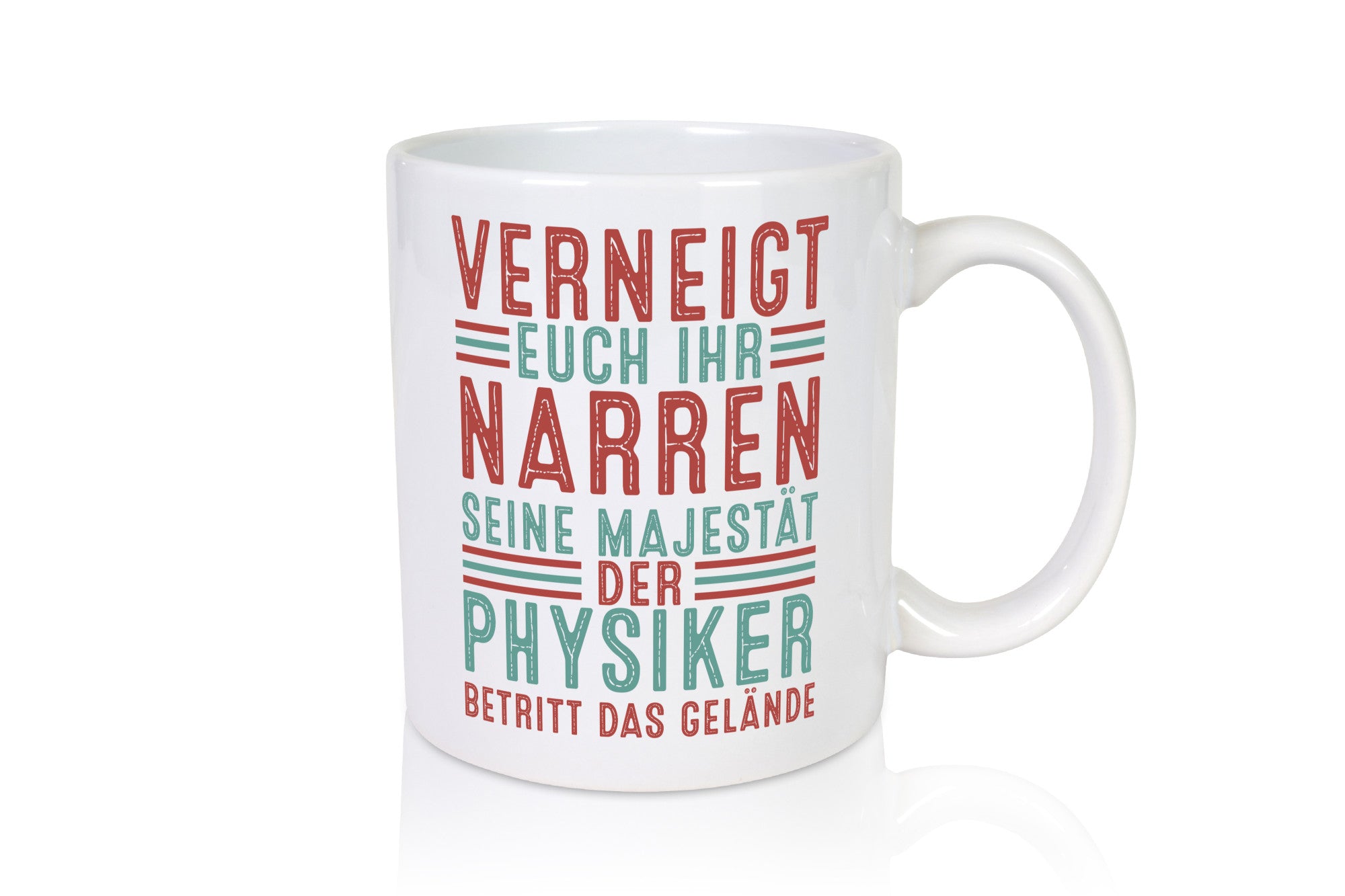 Verneigt euch: Physiker | Physik Humor Geschenkidee Tasse