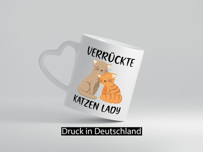 Verrückte Katzen Lady | Ich liebe Katzenliebhaber Geschenk Tierliebhaber Humor
