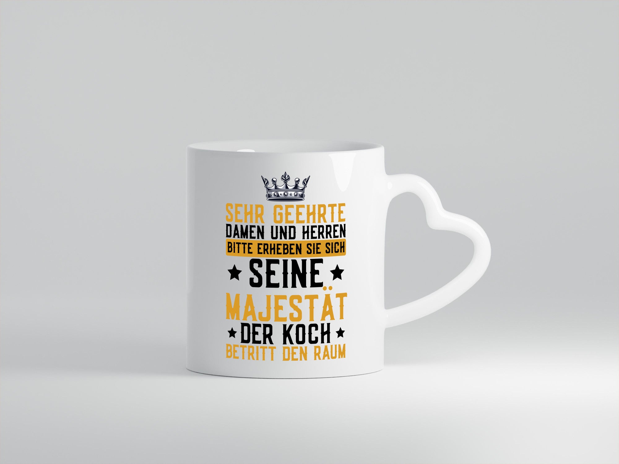 Seine Majestät der Koch | Küchenchef Restaurant Beruf Geschenkidee Arbeit