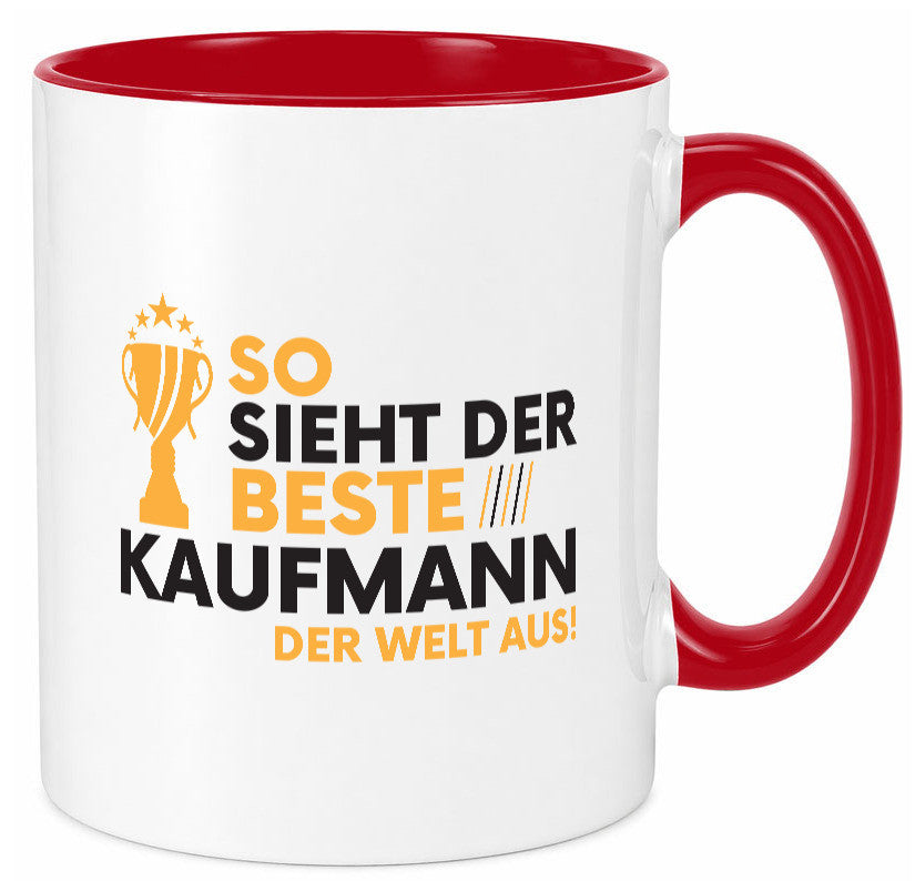 Der Weltbeste Kaufmann Kaufmänner lustig Humor Geschenkidee Geschenk Tasse