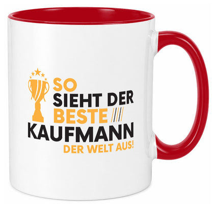 Der Weltbeste Kaufmann Kaufmänner lustig Humor Geschenkidee Geschenk Tasse