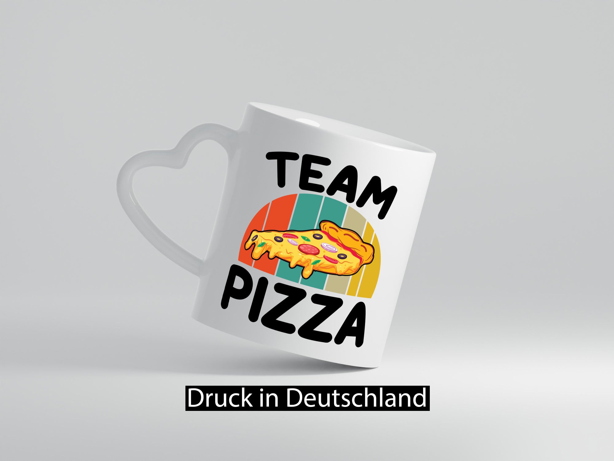 Team Pizza | Liebhaber lustiger Spruch Geschenk Humor Geschenkidee Tasse