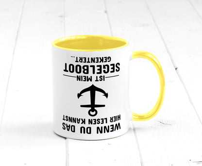 Segler Tasse | Segelboot Humor Kapitän Spruch Witz Geschenkidee