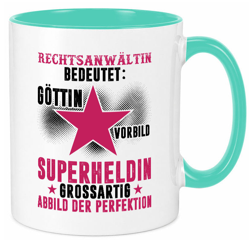 Bedeutung von Rechtsanwältin | Jurstin Anwältin Humor Geschenkidee Tasse