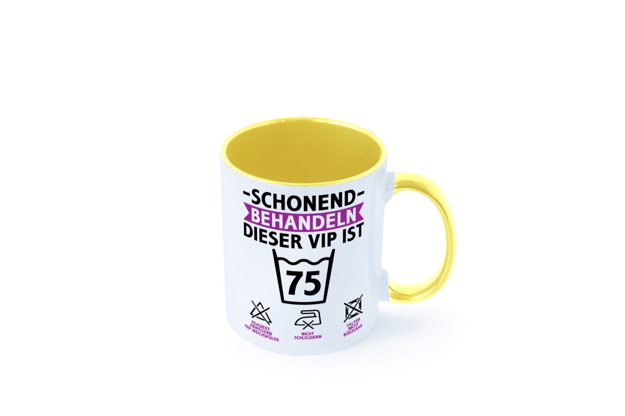 75 Geburtstag | schonend behandeln Jahre v2 lustiger Spruch Geschenk