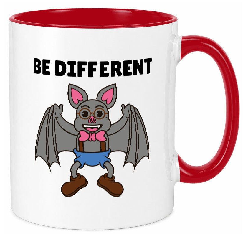 Be Different Geschenk Humor Geschenkidee lustiger Spruch Tasse