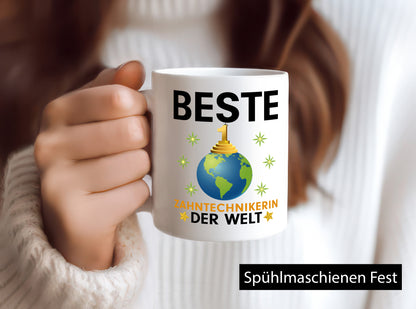 Welt Beste Zahntechnikerin | Zahnmedizin Humor Geschenkidee Tasse
