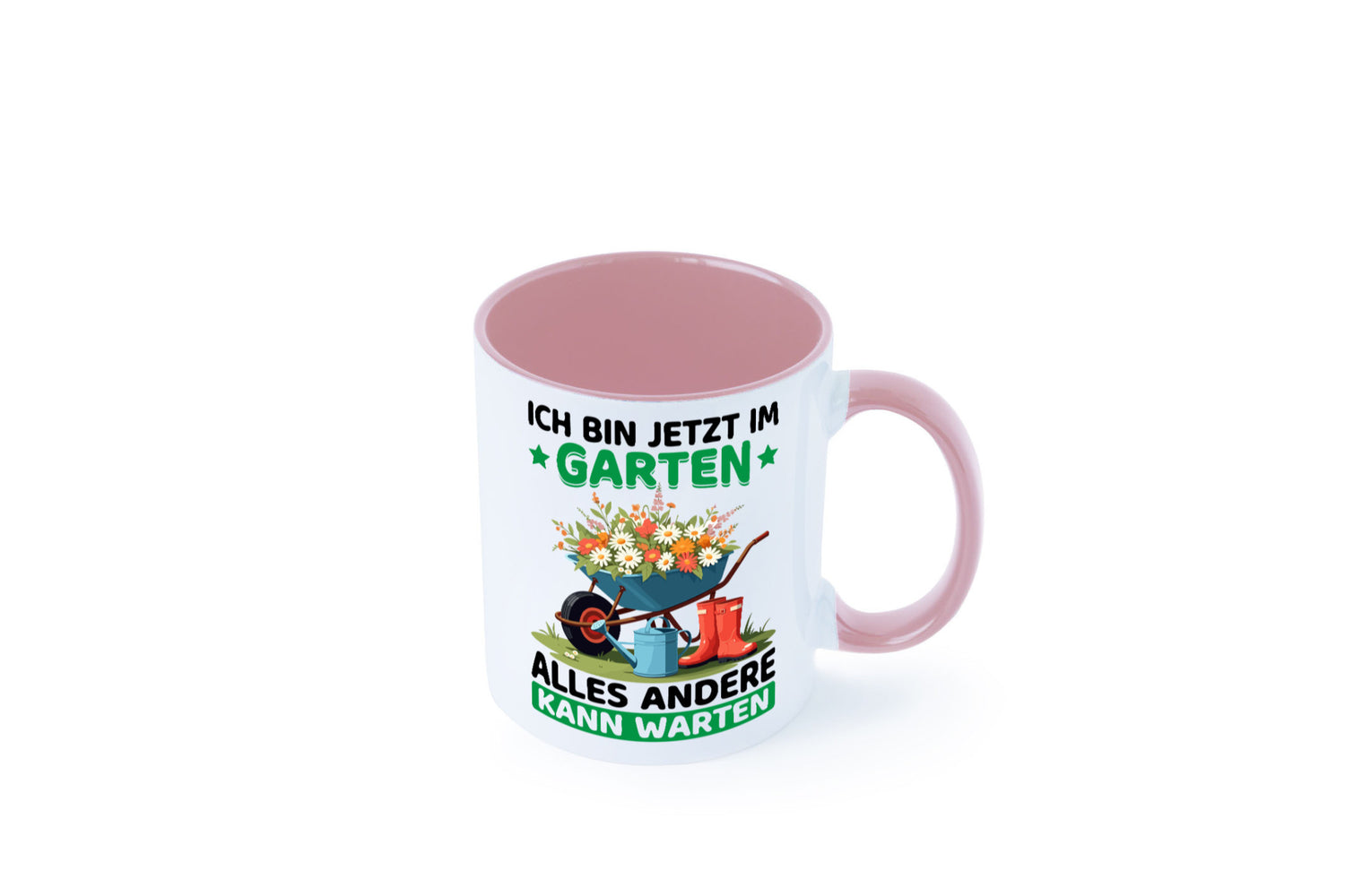 Im Garten alles andere kann warten | Gärtner Gartenarbeit Geschenk Arbeit