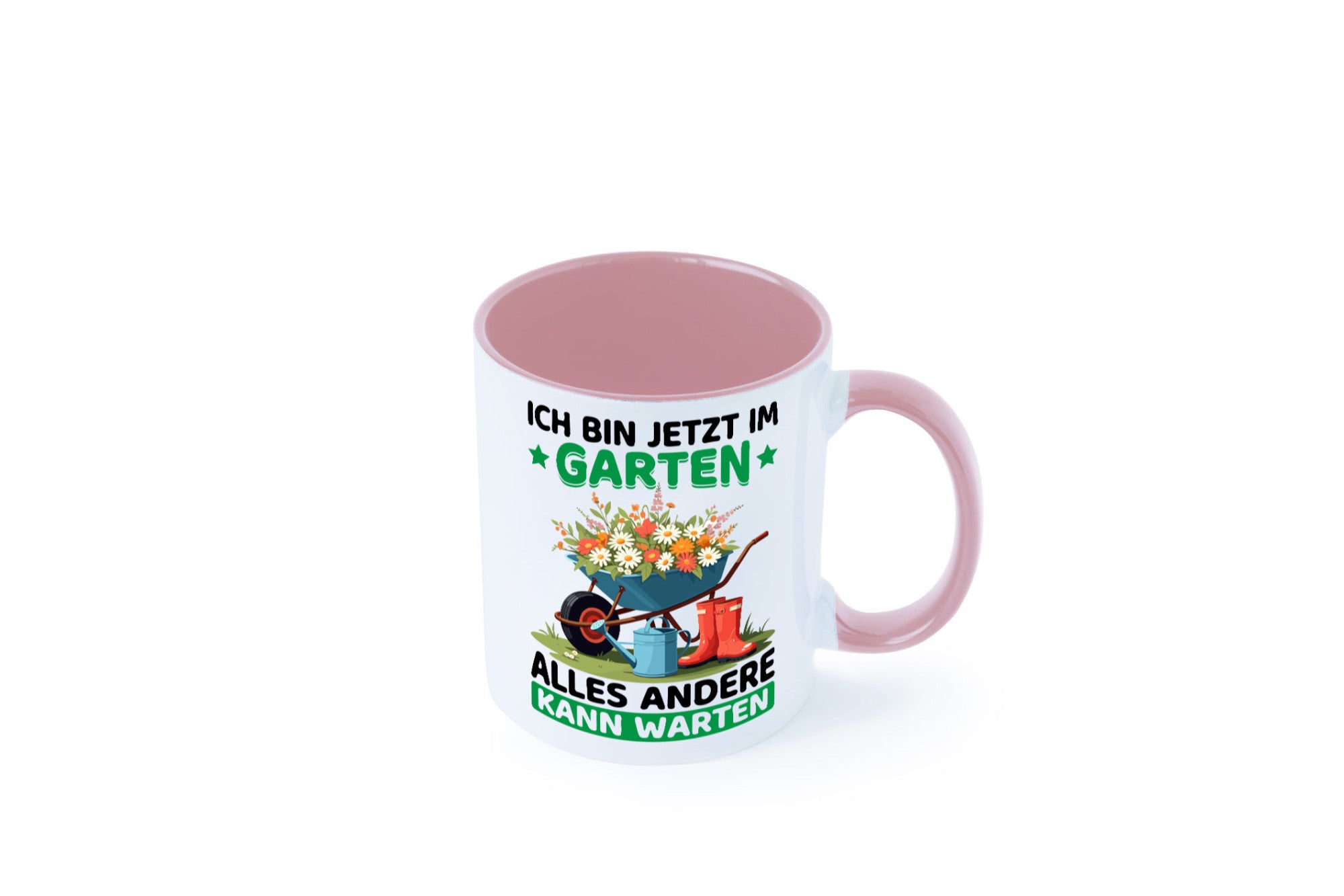 Im Garten alles andere kann warten | Gärtner Gartenarbeit Geschenk Arbeit