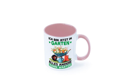 Im Garten alles andere kann warten | Gärtner Gartenarbeit Geschenk Arbeit