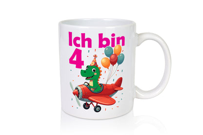 4. Geburtstag | 4 Jahre Drache Flugzeug lustiger Spruch Geschenk Geschenkidee