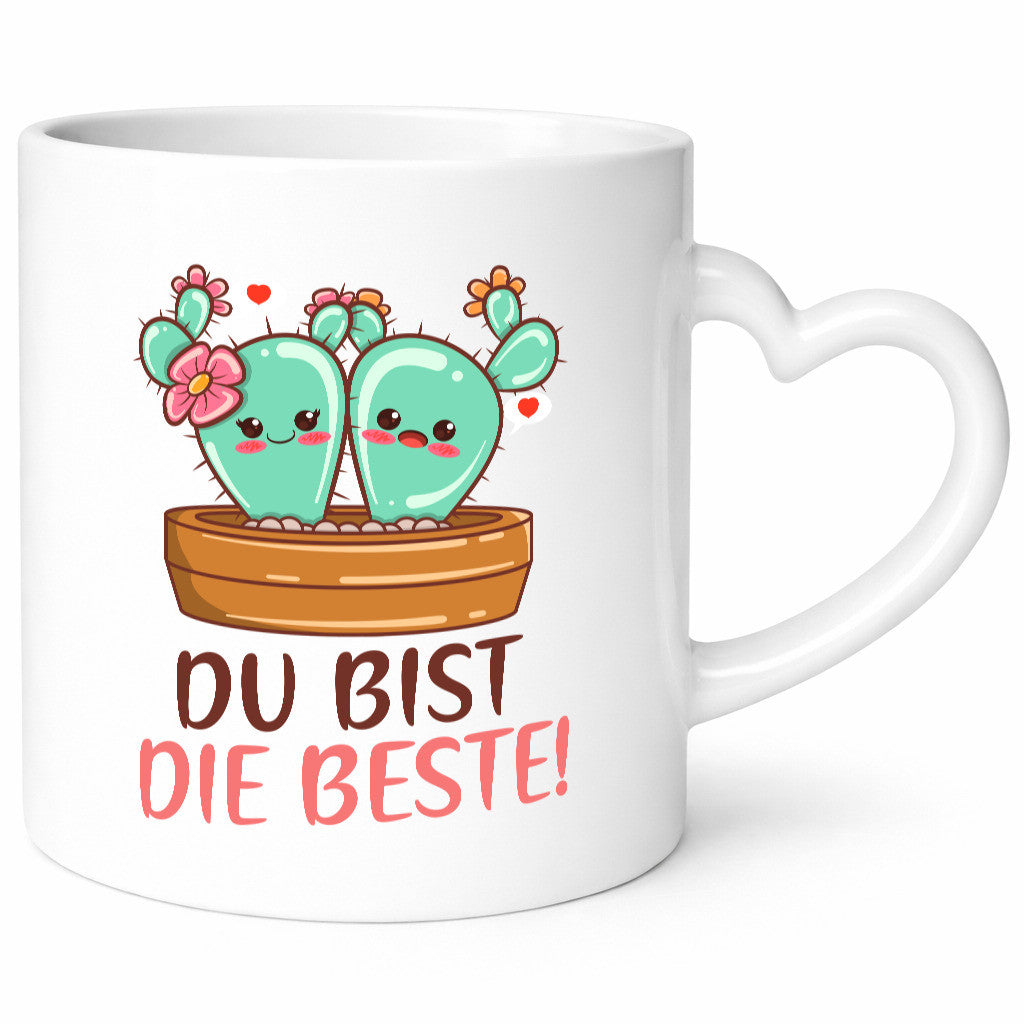 Du bist die Beste | Freundin Kaktus Best Freinds Geschenk Humor Geschenkidee