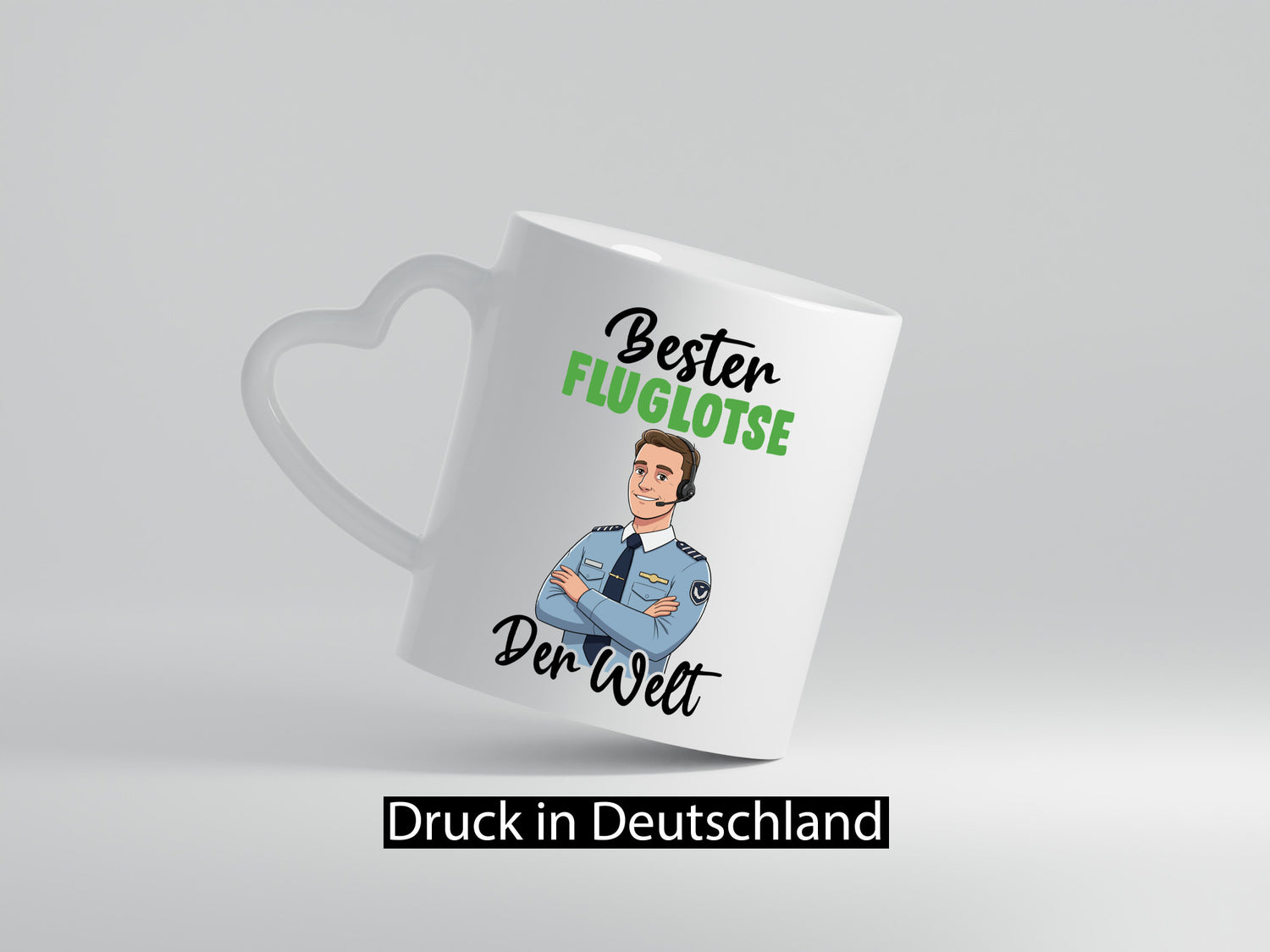 Bester Fluglotse | Flugverkehr Flughafen v2 Geschenkidee Humor Tasse