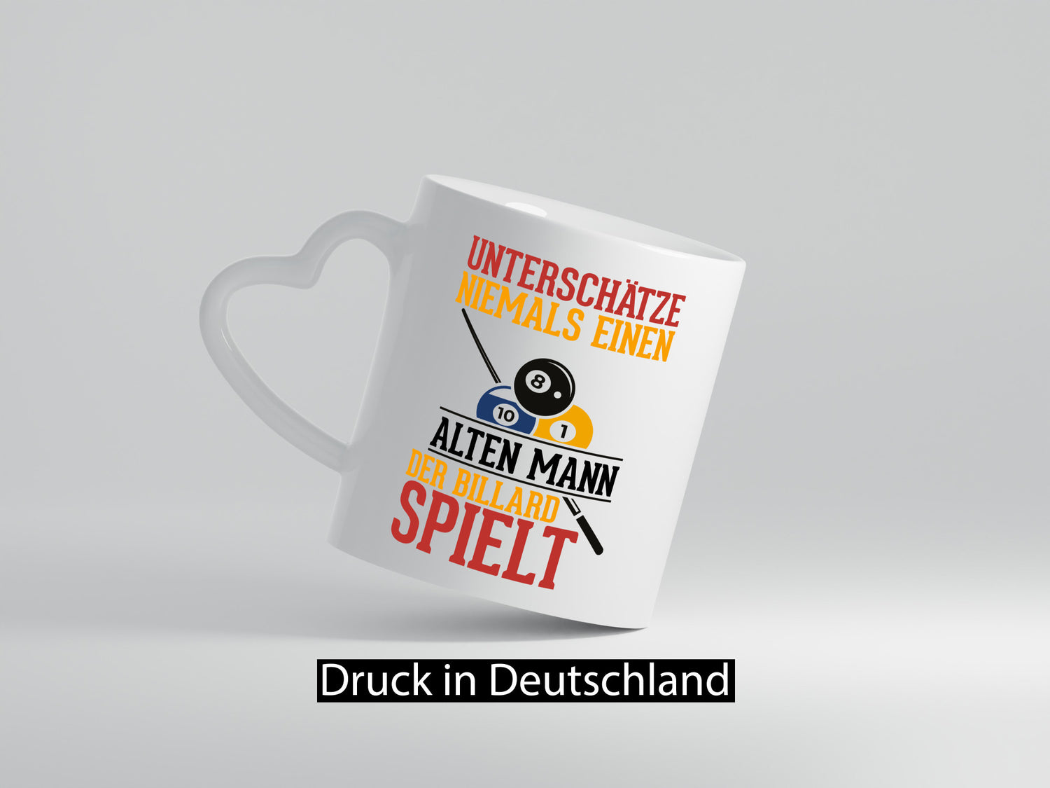 Billardspieler | Alter Mann Fähigkeiten Billardkugeln Geschenkidee Humor Tasse