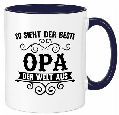 Der Beste Opa | Großvater Enkel Geschenkidee Familie Humor Tasse