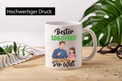 Bester Logopäde | Sprachtherapie v2 Geschenkidee Humor Tasse
