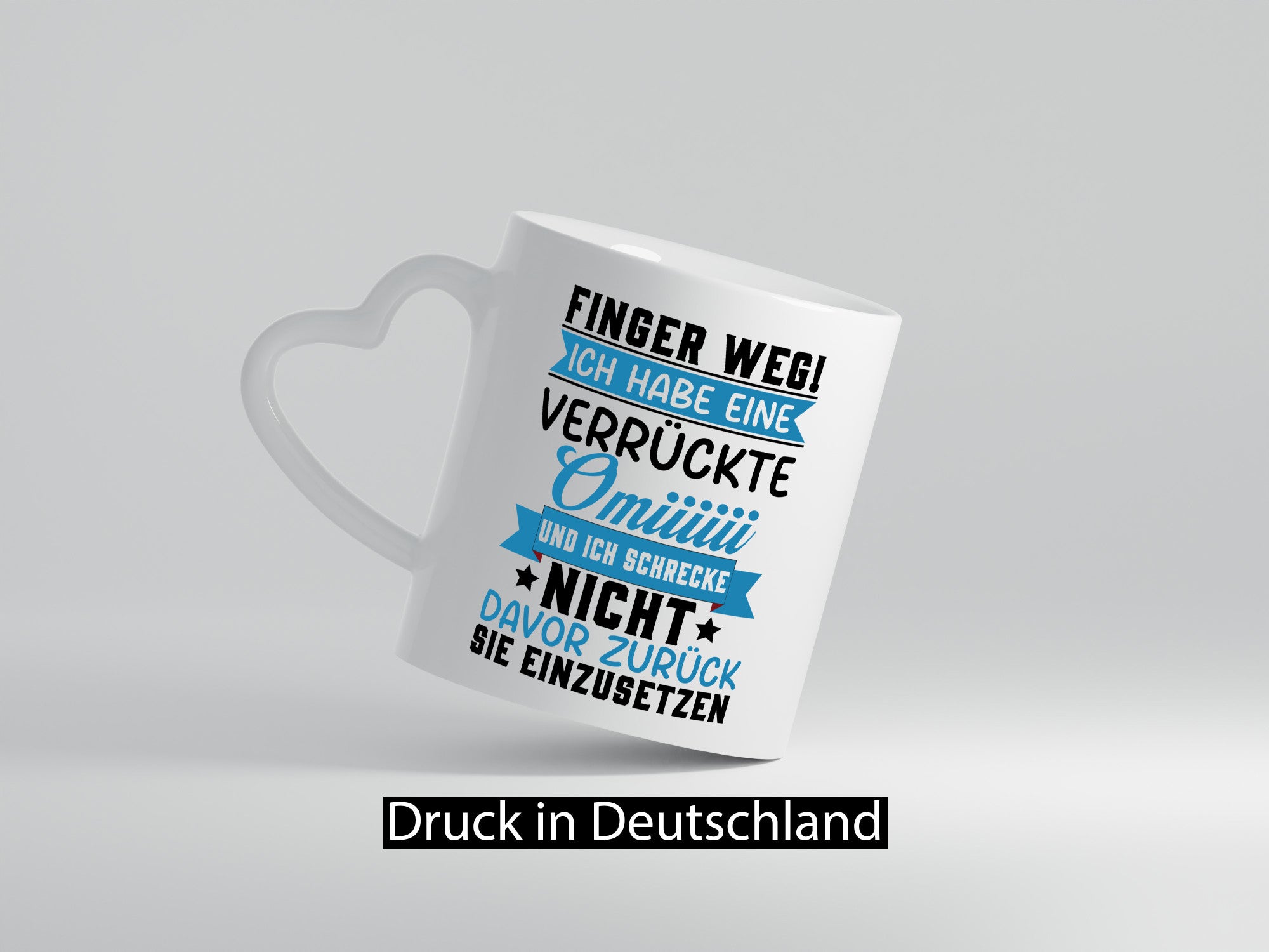 Verrückte Oma | Großmutter Finger weg Geschenk Familie Geschenkidee lustiger