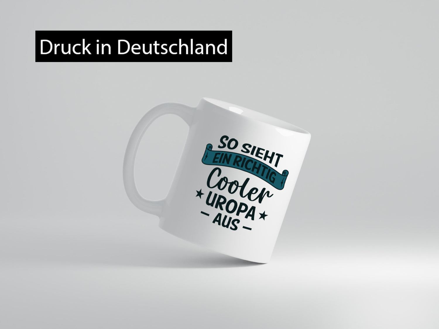Cooler Uropa | Urkunde Sterne lustiger Spruch Geschenk Familie Geschenkidee