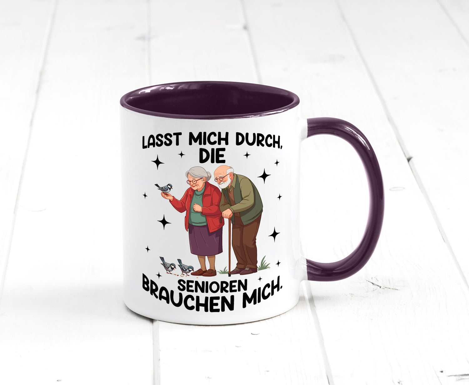 Senioren brauchen mich | Altenpflege Pflegekraft lustiger Spruch Geschenk Humor