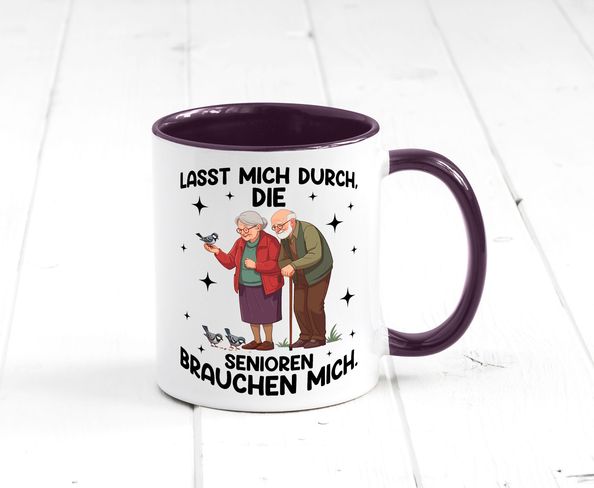 Senioren brauchen mich | Altenpflege Pflegekraft lustiger Spruch Geschenk Humor