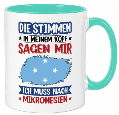 Mikronesien | Urlaub Stimmen in meinem Kopf Traumland Geschenk Humor