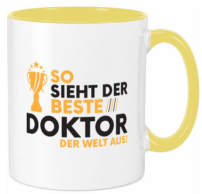 Der Weltbeste Doktor | Doktorand Doktortitel lustiger Spruch Geschenk Humor Tasse