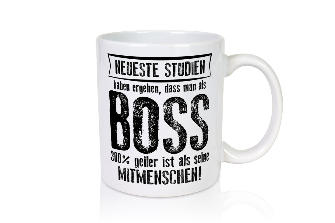 Neuste Studien: Boss | Führungskraft Vorgesetzter lustiger Spruch Geschenk