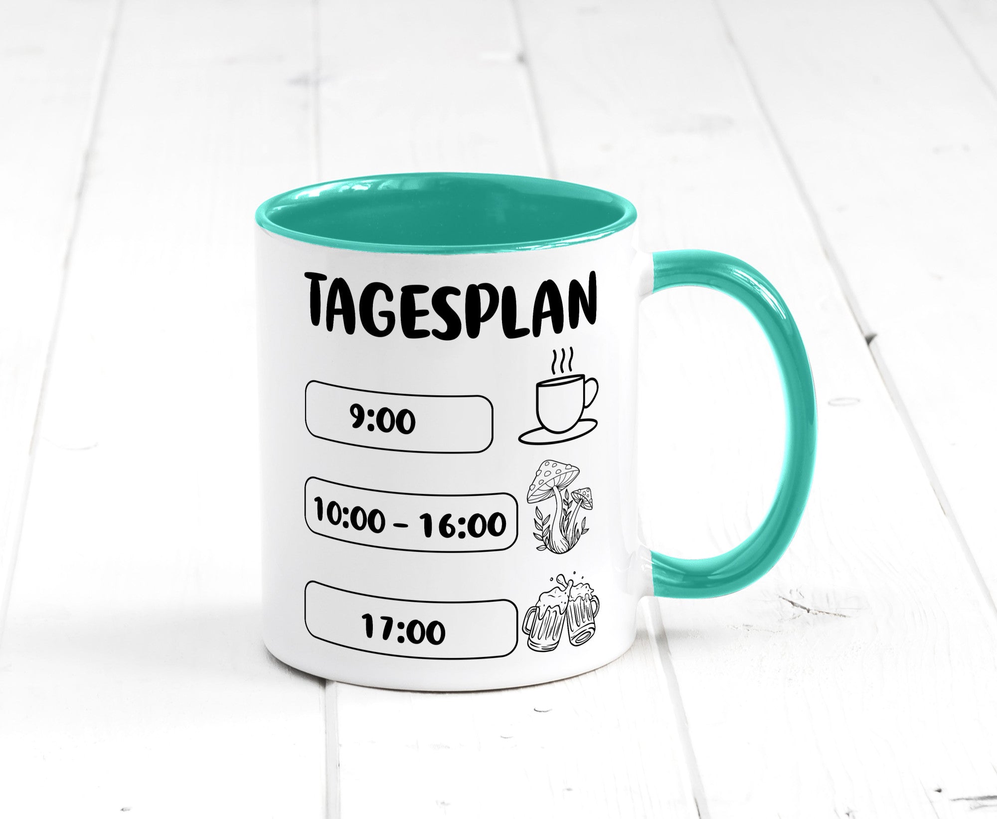 Tagesplan Pilzsammler | Pilze Wald v2 Geschenk Humor Geschenkidee lustiger