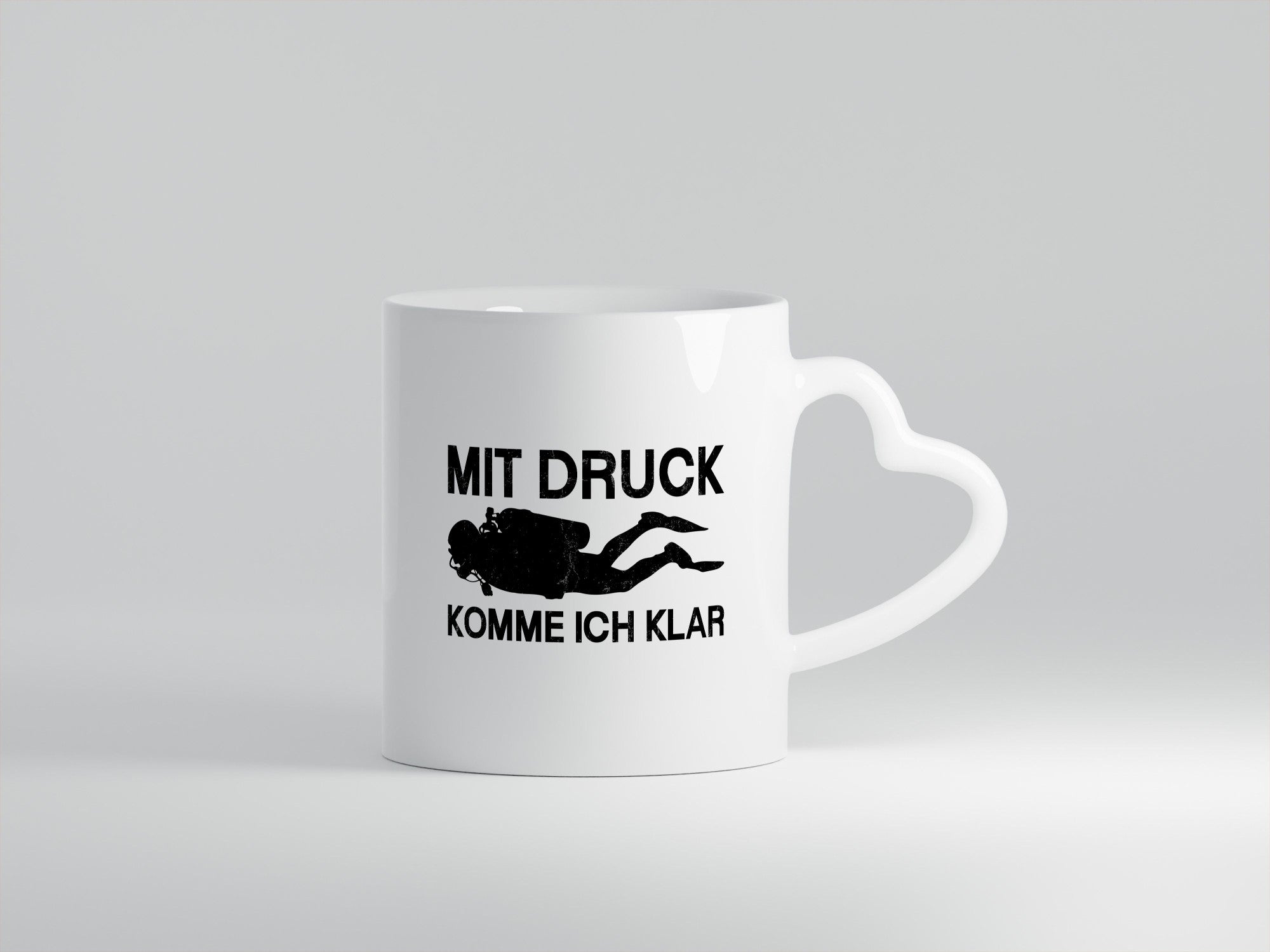 Mit Druck komme ich klar | Taucher lustiger Spruch Geschenk Humor Geschenkidee