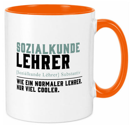 Sozialkundelehrer | Lehrer Unterricht Lieblingslehrer Geschenkidee Humor Tasse