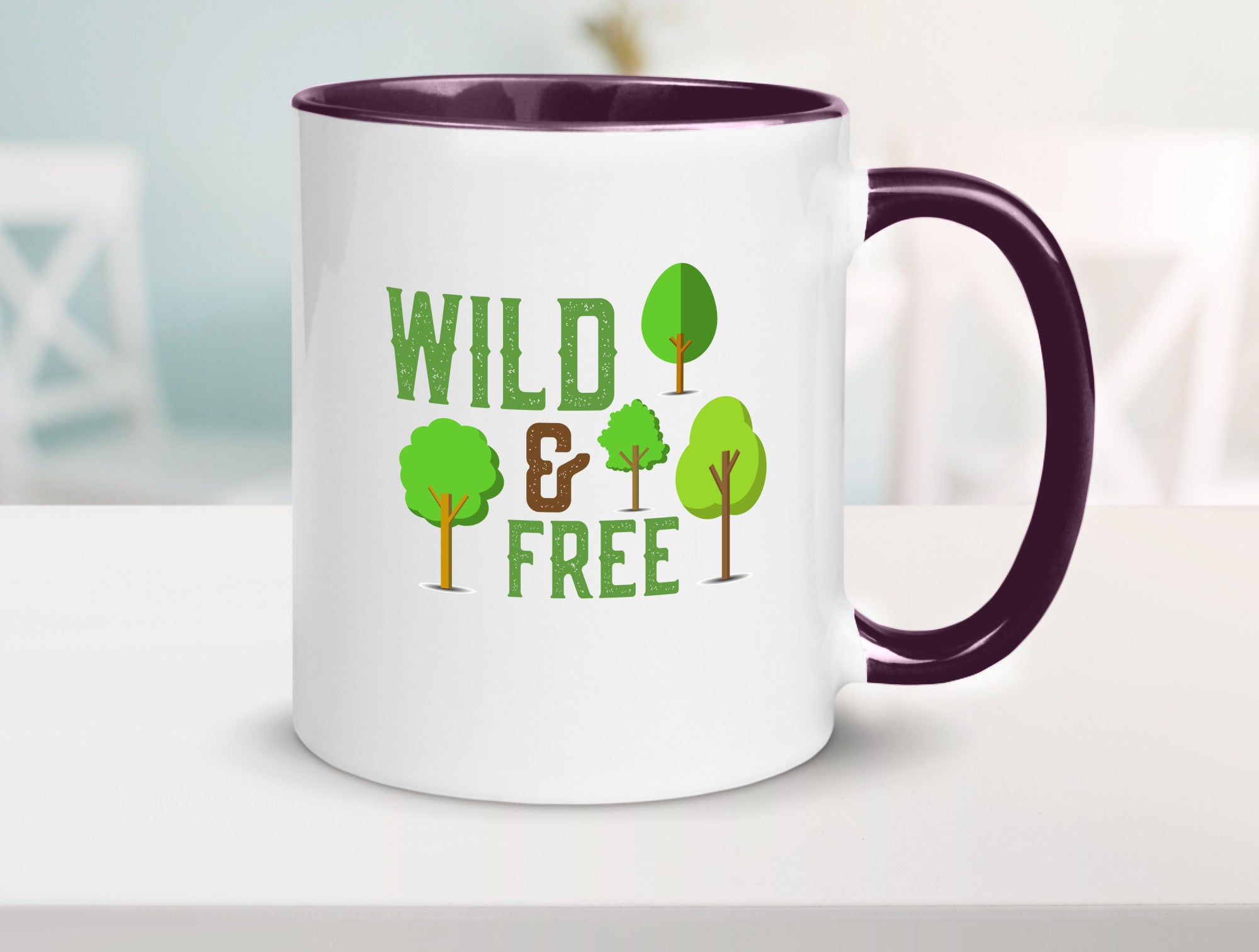 Wild and free | Freiheit Camper Hobbycamper Geschenkidee Humor Tasse