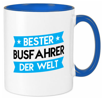Bester Busfahrer | Berufsfahrer Fahrer v2 Geschenkidee Arbeit Kollegen Büro