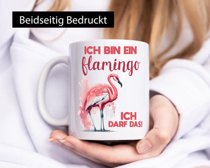 Ich bin ein Flamingo darf das | alles Geschenk Humor Geschenkidee lustiger
