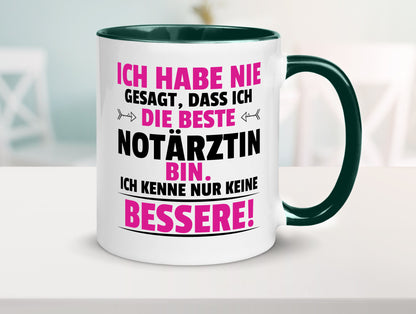 Die Beste Notärztin | Ärztin Humor Geschenkidee Tasse