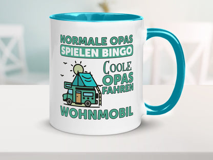 Opas spielen Bingo, coole fahren Wohnmobil | Vögel Geschenk Familie