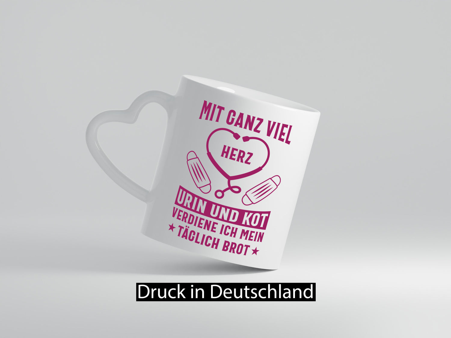 Herz, Urin, Kot, damit verdien ich mein Brot | Stethoskop Geschenk Humor