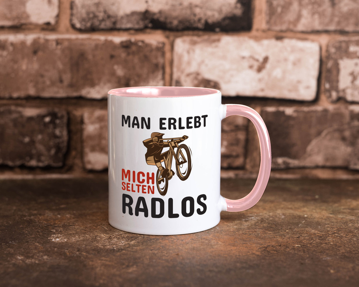 Selten Radlos | Spruchtasse Fahrrad Männer Humor lustiger Spruch Geschenk