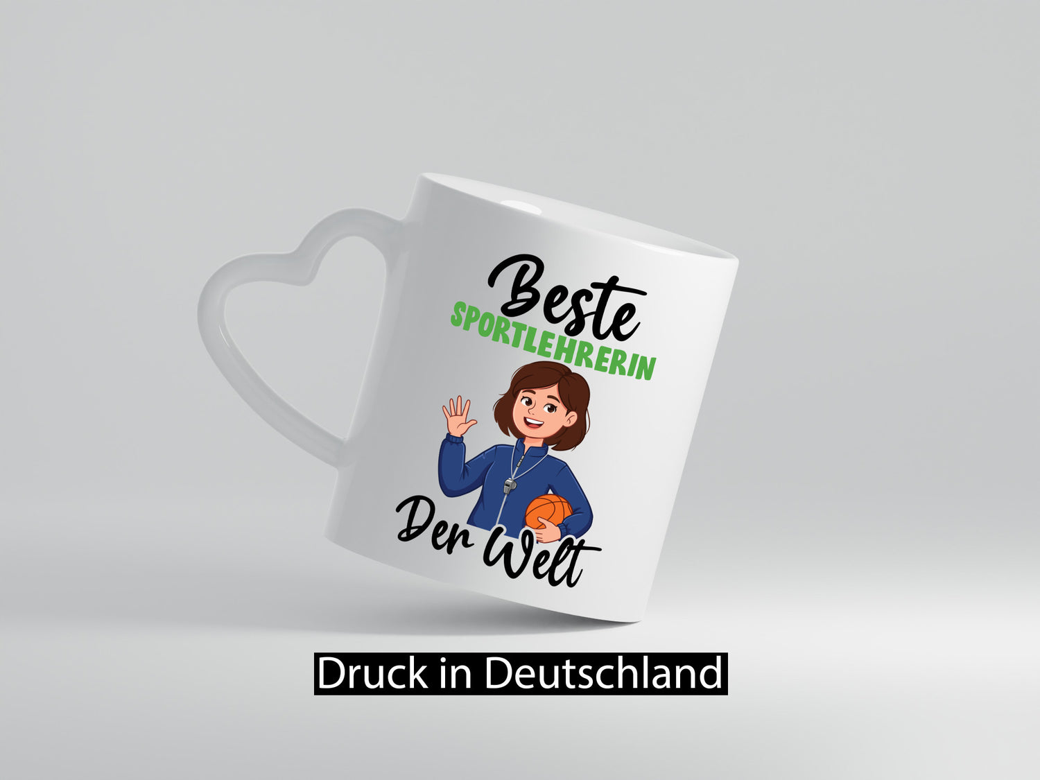 Beste Sportlehrerin | Lehrer Sport v2 lustig Humor Geschenkidee Geschenk Tasse