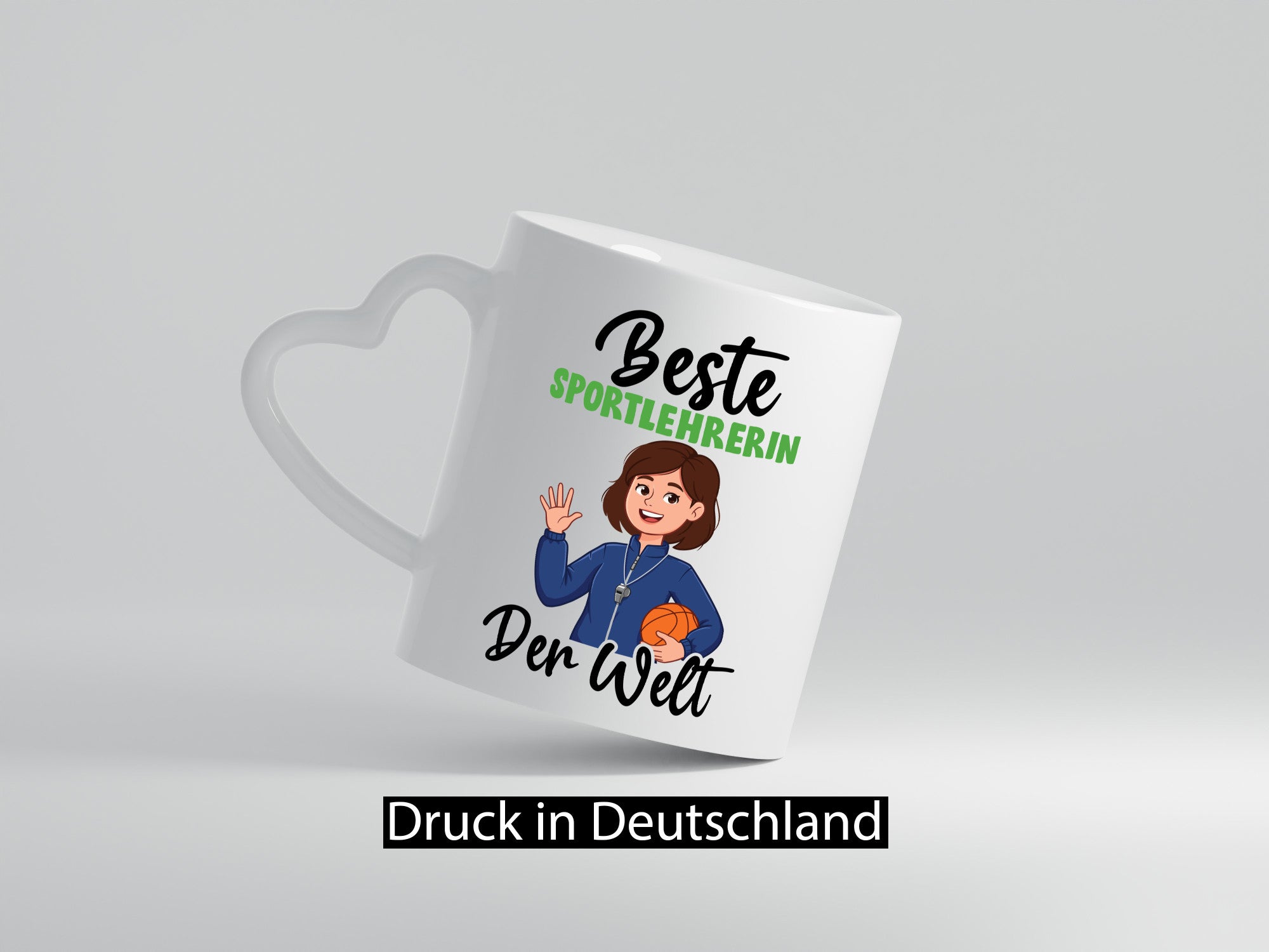 Beste Sportlehrerin | Lehrer Sport v2 lustig Humor Geschenkidee Geschenk Tasse