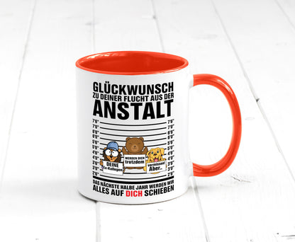 Glückwunsch zur Flucht | Arbeitskollegen Berufswechel Humor Arbeit Kollegen