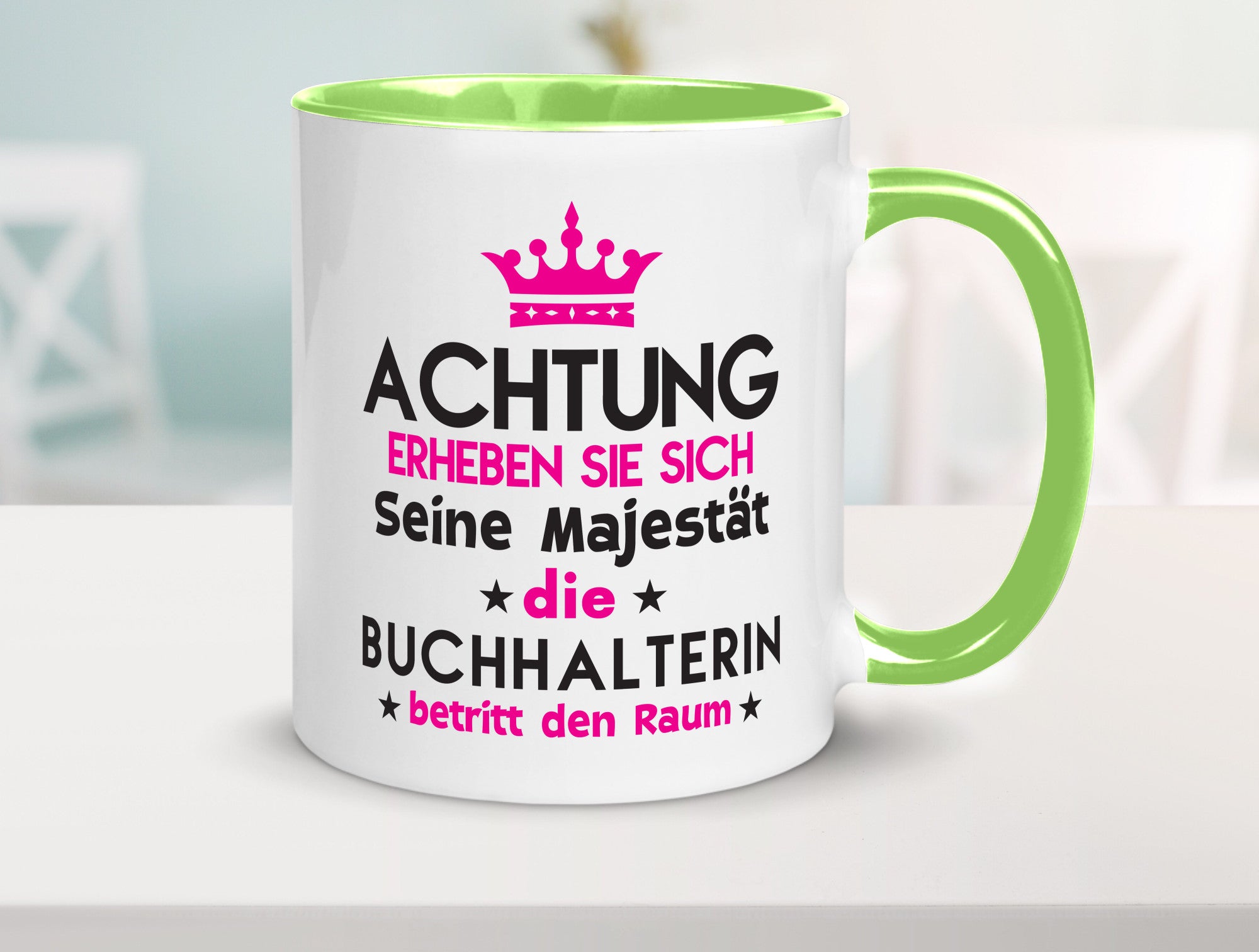 Seine Majestät Buchhalterin | Buchhaltung Humor Geschenkidee Tasse