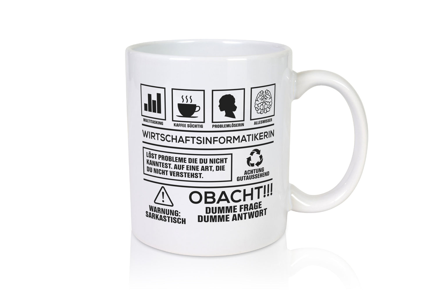 Achtung Probleme Wirtschaftsinformatikerin | Wirtschaft Geschenk Humor