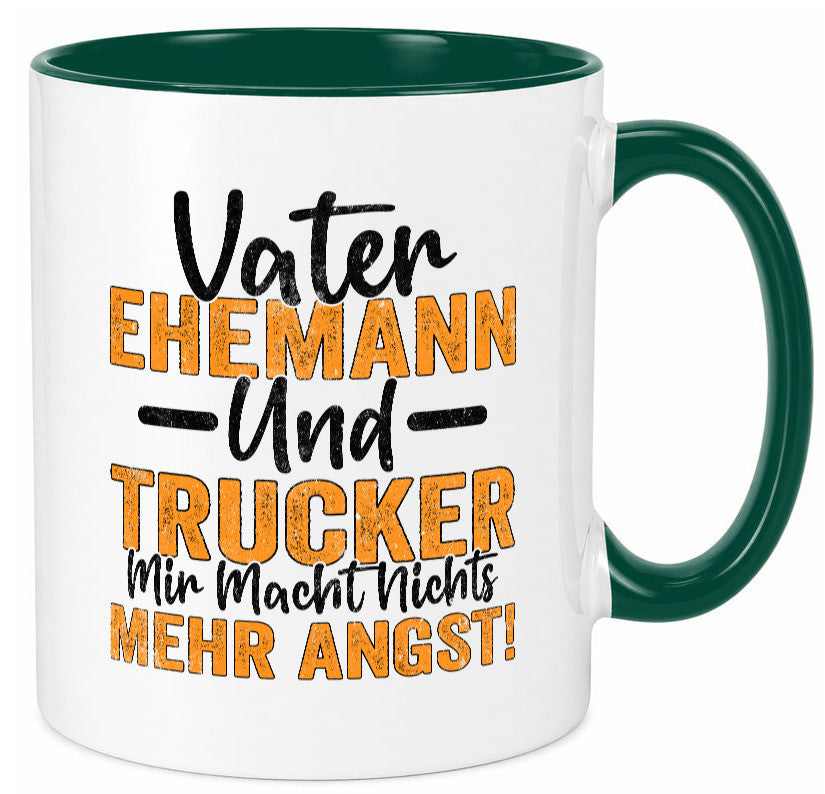 Vater Ehemann Trucker | Driver LKW Fahrer v2 Geschenk Familie Geschenkidee Tasse